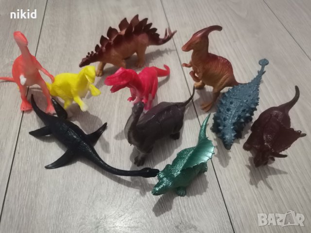 10 големи Динозавъра Динозаври Динозавър пластмасови фигурки за игра и украса торта декор