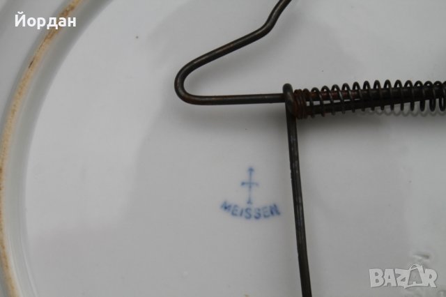 Порцеланова чиния Мейсен, снимка 8 - Чинии - 37074698