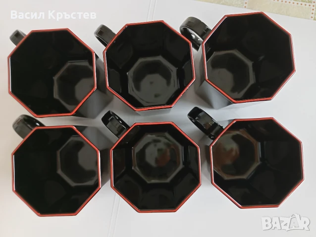 Френски сервиз за кафе 80-те г., - Коледни лампички, - и Картини - худ. Марияна Зографова, снимка 5 - Други стоки за дома - 47595842