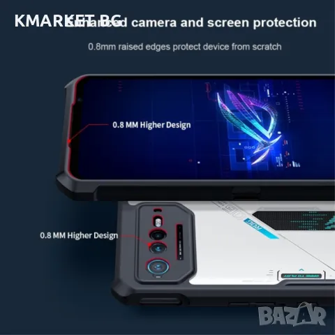 Asus ROG Phone 6 5G / 6 Pro 5G Удароустойчив Калъф и Протектор, снимка 8 - Калъфи, кейсове - 49028341