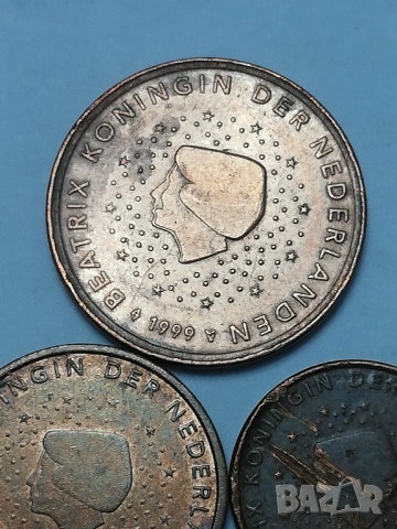 лот 1,2 и 5 евро-цента Холандия, снимка 4 - Нумизматика и бонистика - 53935782