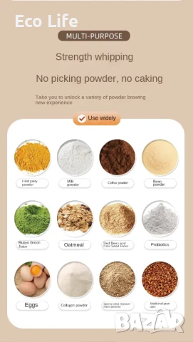 Акумулаторен електрически шейкър, снимка 9 - Чаши - 51231591