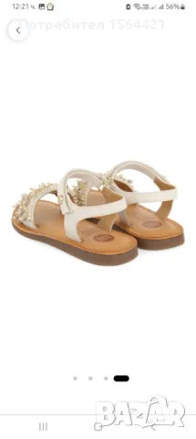 Детски сандали Gioseppo, естествена кожа, камъни, 31 номер, снимка 2 - Детски сандали и чехли - 50240290