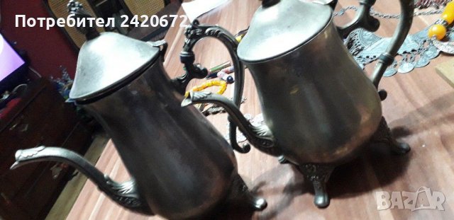 Ретро посребрени чайници, снимка 1 - Декорация за дома - 38161118