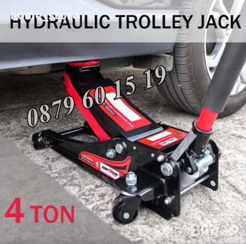 Професионален нископрофилен крик 4 тона крокодил с две помпи, снимка 3 - Други инструменти - 48033954