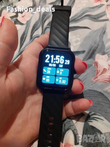 Нов Смарт часовник за мъже жени 1.83инча Android iPhone Подарък, снимка 8 - Смарт гривни - 42521888