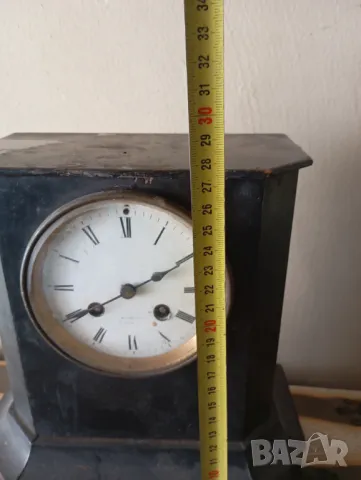 Стар каминен часовник, снимка 2 - Други ценни предмети - 50151685