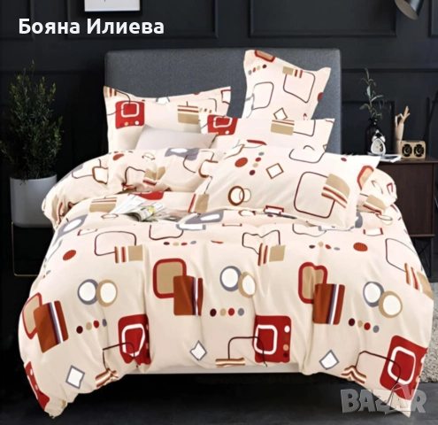 Луксозни двулицеви спални комплекти 6 части , снимка 10 - Спално бельо - 51566899