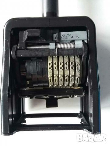 Номератор REXEL ENM, 6 цифров с автоматично превъртане, снимка 3 - Ученически пособия, канцеларски материали - 31445509