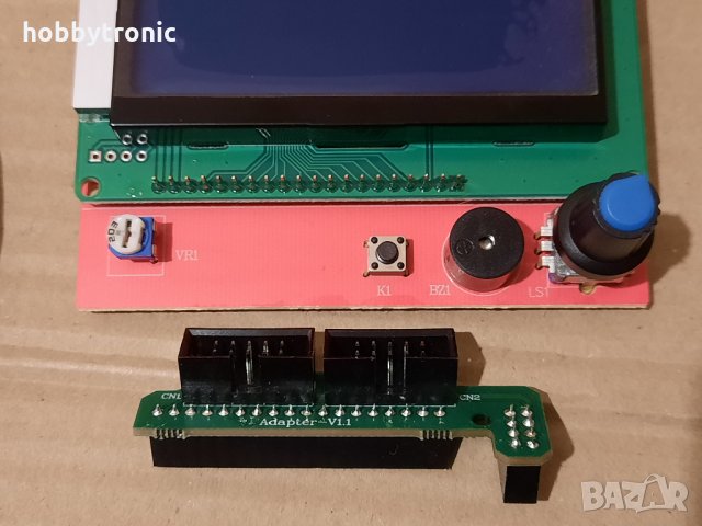 12864 LCD RAMPS 1.4 Reprap дисплей за 3D printer, снимка 4 - Друга електроника - 35041938