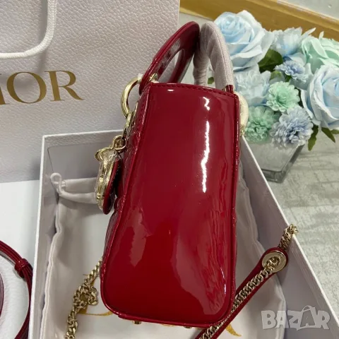 Christian Dior Lady Dior Mini – 20 см , снимка 7 - Чанти - 56467583