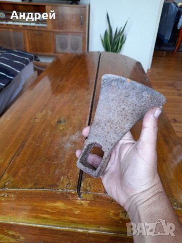 Старинна мотика,мотичка,прашулче #7, снимка 4 - Антикварни и старинни предмети - 37216931