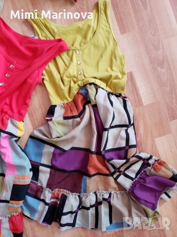 Шарени рокли, снимка 4 - Рокли - 26601248