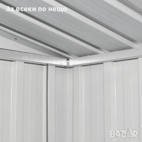 Градинска барака за съхранение, кафява, 194x121x181 см, стомана Код P688, снимка 4 - Градински мебели, декорация  - 50580203