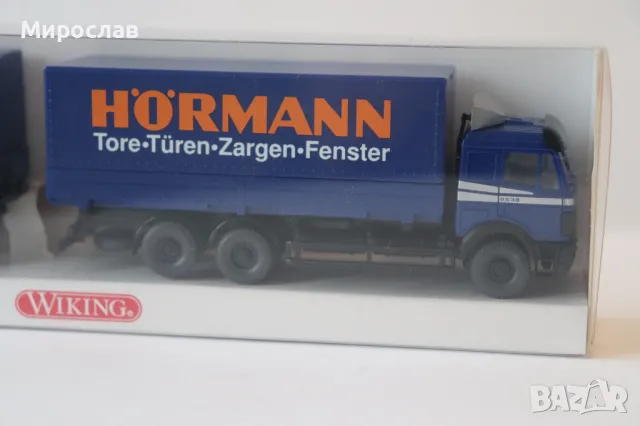 WIKING H0 1/87 MERCEDES BENZ КАМИОН МОДЕЛ ИГРАЧКА КОЛИЧКА, снимка 4 - Колекции - 49234214