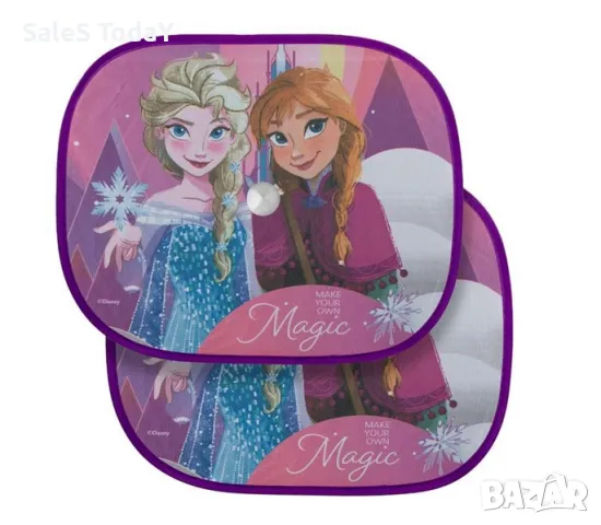 Сенник за кола, Детски сенници за задните прозорци на автомобил, 2бр., 44x36cm, 6 варианта, снимка 4 - Аксесоари и консумативи - 49643644