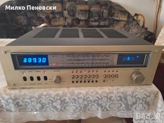 AUDION T 6800 HI FI VINTAGE STEREO TUNNER.MADE IN WEST GERMANY.