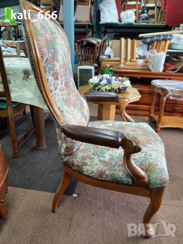 Ретро кресло внос от Холандия , снимка 4 - Дивани и мека мебел - 40251852