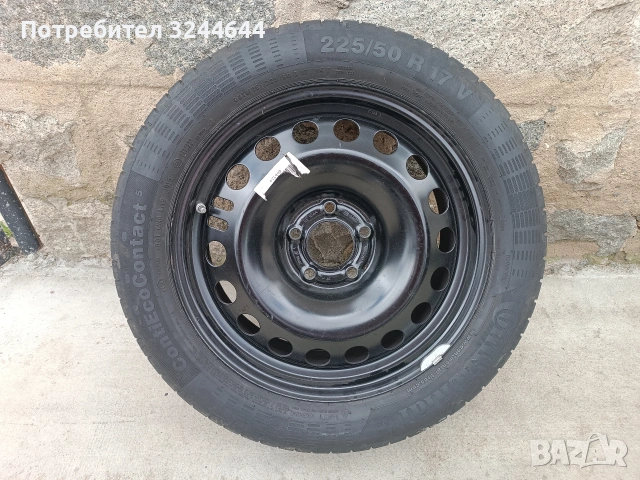 Резервна гума Опел Астра Инсигния 17 5х115 + инструменти 