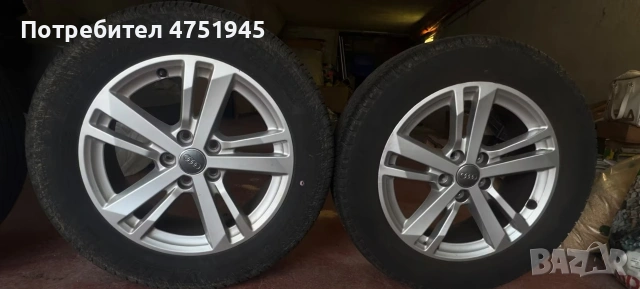 235 55 17 Джанти с гуми Ауди, снимка 4 - Гуми и джанти - 53929315