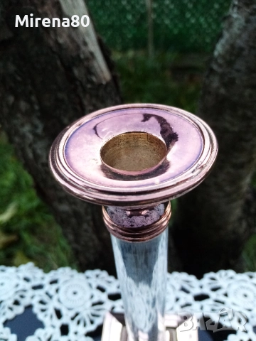 Винтидж свещник, снимка 3 - Декорация за дома - 52930897