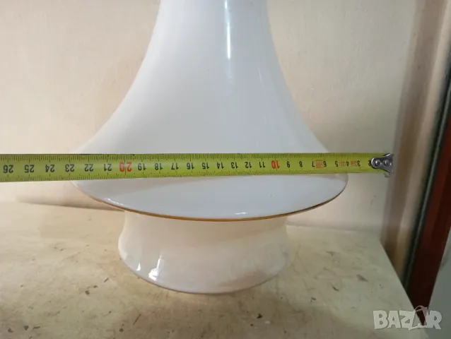 Стъкло ,абажур за полилей арт феко, снимка 4 - Полилеи - 49360301