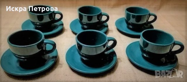 Чаши керамика за кафе, чай и капучино Румъния, снимка 3 - Сервизи - 37559293