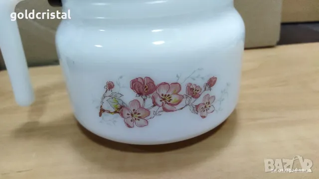 френски аркопал кана, снимка 7 - Антикварни и старинни предмети - 50180068