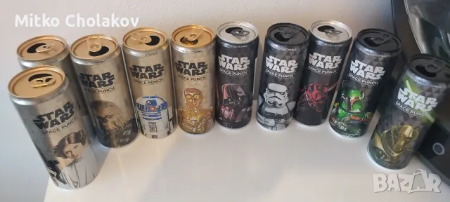 Продавам 10 броя кенчета Star Wars от безалкохолно, снимка 11 - Колекции - 50325585