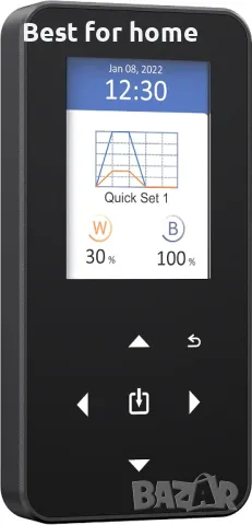 NICREW Контролер за аквариумни лампи HyperReef 50, 100, 150 W, снимка 3 - Оборудване за аквариуми - 50265442