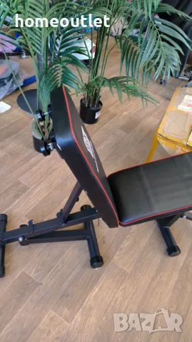 ПРЕОЦЕНЕНА Сгъваема лежанка за фитнес D532-SB0202301X, снимка 9 - Фитнес уреди - 42833851