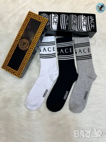 чорапи в кутия nike hermes karl lagerfeld fendi lacoste , снимка 2 - Дамски чорапи - 50746627