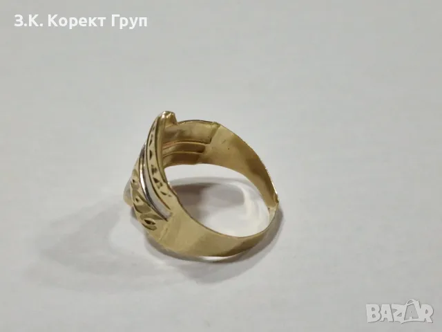 Дамски златен пръстен 14К / 2,08 гр., снимка 5 - Пръстени - 55712904