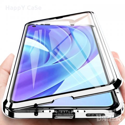 Xiaomi 11T Pro / 11 Lite NE 5G / Mi 11i / Mi 11 /Mi 11 Ultra / Двоен 360 градуса магнитен кейс калъф, снимка 2 - Калъфи, кейсове - 32852688