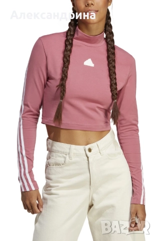 Дамска спортна блуза Adidas Адидас с дълъг ръкав , снимка 6 - Спортни екипи - 51944199