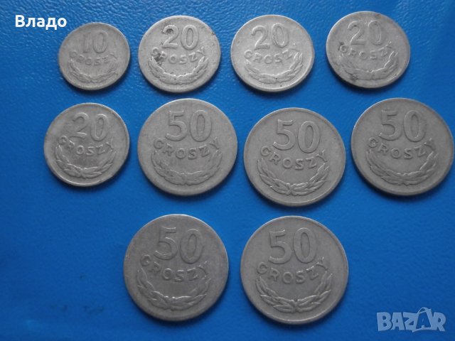 Лот стари полски монети 1949 , снимка 2 - Нумизматика и бонистика - 39552789