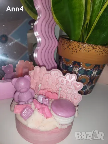 Ароматна соева свещ за рожден ден или всеки специален повод , снимка 7 - Декорация за дома - 43367758