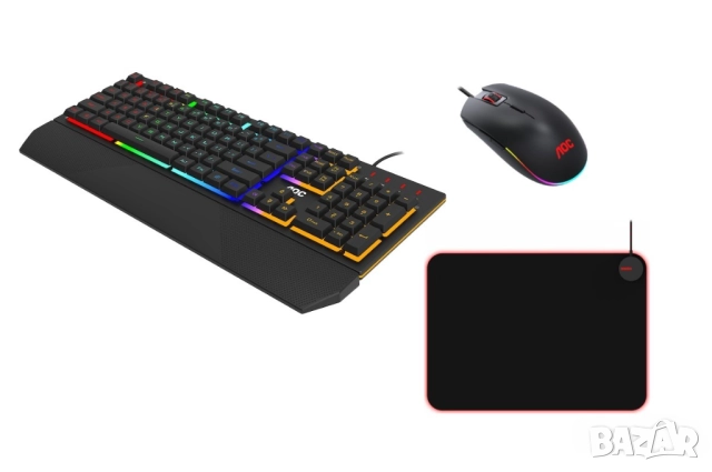 Комплект AOC клавиатура GK200, мишка GM500 и подложка AMM 700 
