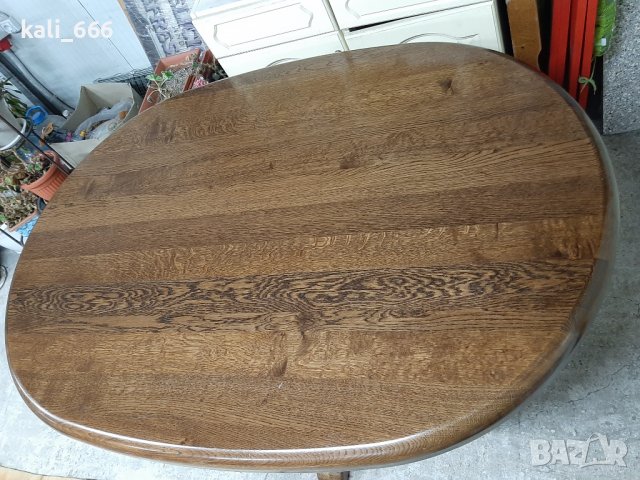Масивна трапезна маса внос от Холандия , снимка 4 - Маси - 40025010