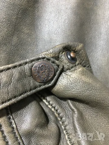 кожено яке Cast Iron, снимка 5 - Якета - 56362398