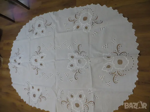 Покривка рязана бродерия, снимка 1