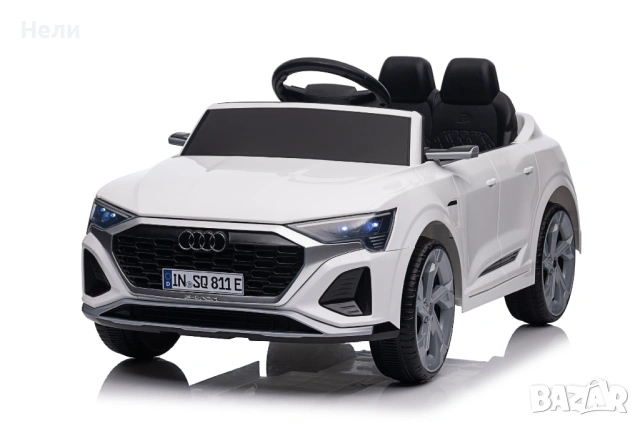 Акумулаторен джип AUDI SQ8 4X4 12V,MP3, меки гуми