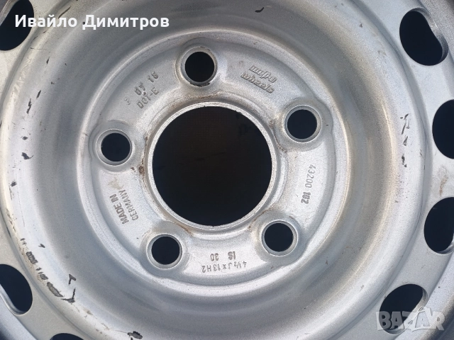 Гуми и джанти за ремарке или платформа 13" 5x112, снимка 4 - Гуми и джанти - 52569491