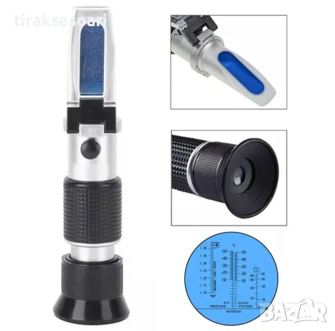 Рефрактометър Тестер за Антифриз Електролит на акумулатори Течност за Чистачки, снимка 4 - Аксесоари и консумативи - 48644366