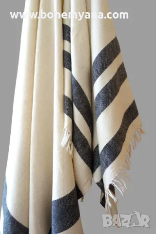 Ленени кърпи – комплект Графит, снимка 3 - Хавлиени кърпи - 47358977