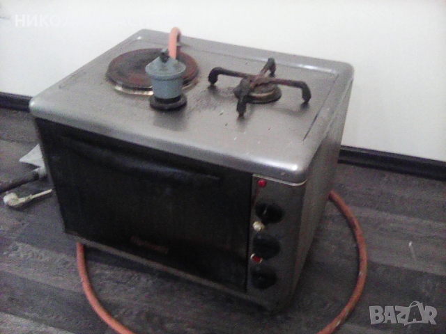 Предлага  печка  с  фурна     на  газ /  и   един котлон   на  ток  ., снимка 4 - Печки, фурни - 51850836