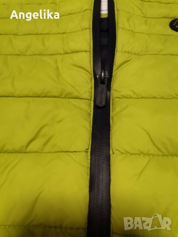 Mayoral  Зимно яке с капитониран ефект, Лайм / Тъмносин, 116 см. Standard, снимка 4 - Детски якета и елеци - 51781362