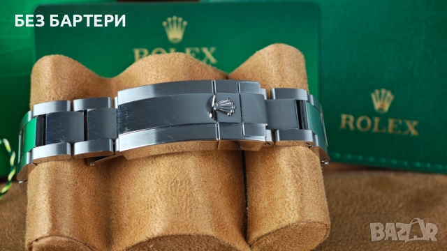 Rolex Daytona 126506 Platinum Ice Blue Diamond Baguette Dial часовник, снимка 5 - Мъжки - 51472012