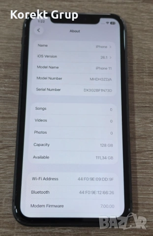 Apple iPhone 11 128GB, снимка 5 - Apple iPhone - 54351585