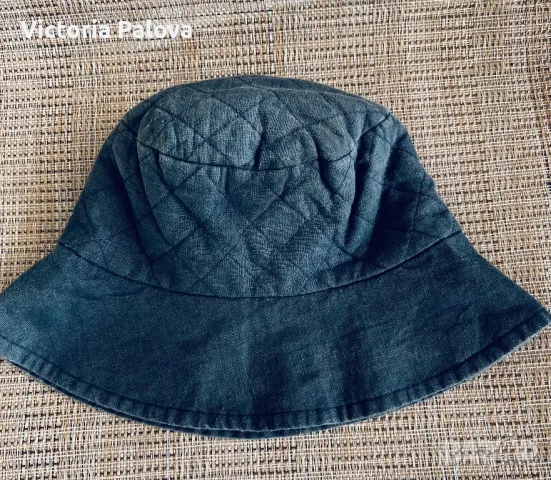 Модерна шапка панама 55% лен, 45% памук